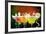 Fruit Cocktails On Black Background-Kesu01-Framed Photographic Print