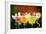 Fruit Cocktails On Black Background-Kesu01-Framed Photographic Print