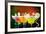 Fruit Cocktails On Black Background-Kesu01-Framed Photographic Print