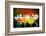 Fruit Cocktails On Black Background-Kesu01-Framed Photographic Print