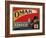 Fruit Crate Labels: Omak Brand Fancy Apples; Omak Fruit Growers-null-Framed Art Print