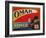 Fruit Crate Labels: Omak Brand Fancy Apples; Omak Fruit Growers-null-Framed Art Print