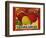 Fruit Crate Labels: Red Ribbon Brand Yakima Apples; Yakima County Horticultural Union-null-Framed Art Print