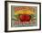 Fruit Crate Labels: Rising Sun Fancy Apples; F.E. Nellis and Company-null-Framed Art Print