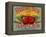 Fruit Crate Labels: Rising Sun Fancy Apples; F.E. Nellis and Company-null-Framed Stretched Canvas