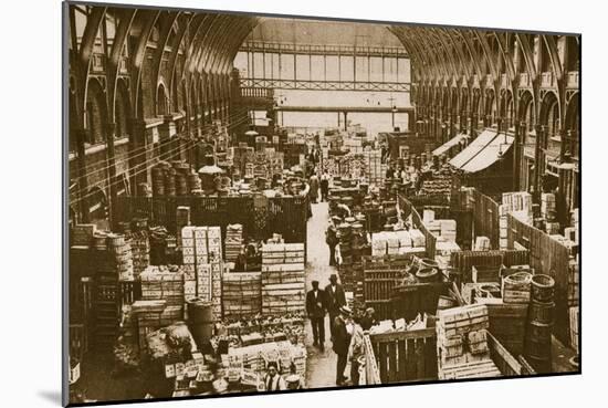 Fruit Department at Covent Garden-English Photographer-Mounted Photographic Print