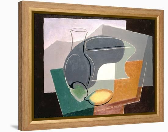 Fruit-Dish and Carafe, 1927-Juan Gris-Framed Premier Image Canvas