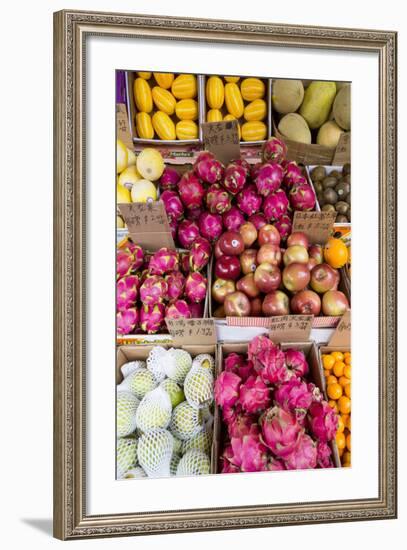 Fruit for Sale in Chinatown, New York City, Ny, USA-Julien McRoberts-Framed Photographic Print