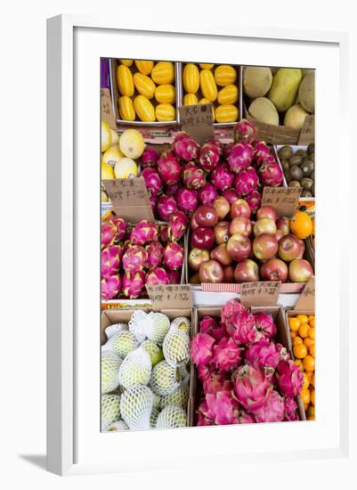 Fruit for Sale in Chinatown, New York City, Ny, USA-Julien McRoberts-Framed Photographic Print