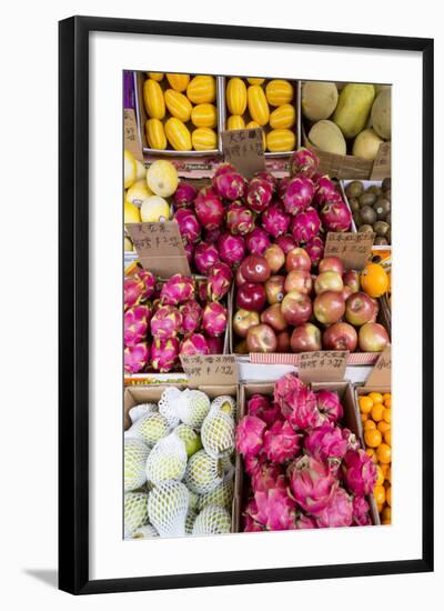 Fruit for Sale in Chinatown, New York City, Ny, USA-Julien McRoberts-Framed Photographic Print