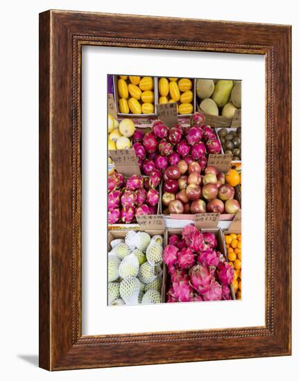 Fruit for Sale in Chinatown, New York City, Ny, USA-Julien McRoberts-Framed Photographic Print