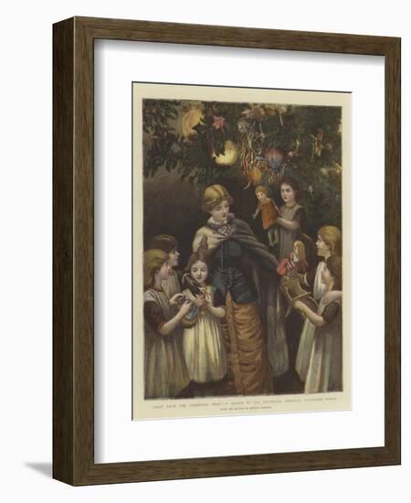 Fruit from the Christmas Tree, a Sketch at the Foundling Hospital, Guildford Street-Arthur Hopkins-Framed Giclee Print