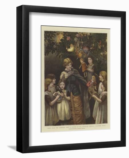 Fruit from the Christmas Tree, a Sketch at the Foundling Hospital, Guildford Street-Arthur Hopkins-Framed Giclee Print