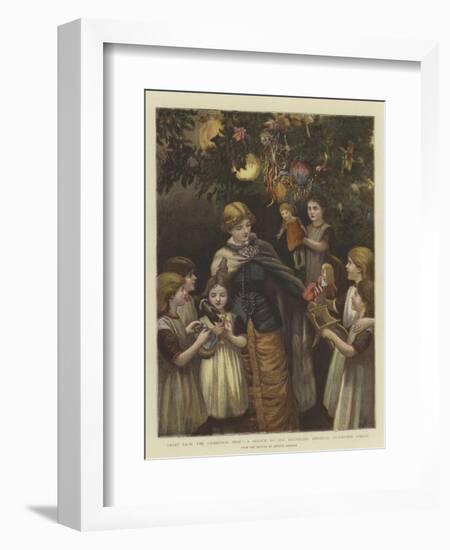 Fruit from the Christmas Tree, a Sketch at the Foundling Hospital, Guildford Street-Arthur Hopkins-Framed Giclee Print