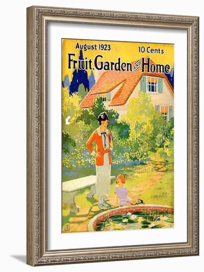 Fruit Garden and Home, 1923, USA-null-Framed Giclee Print