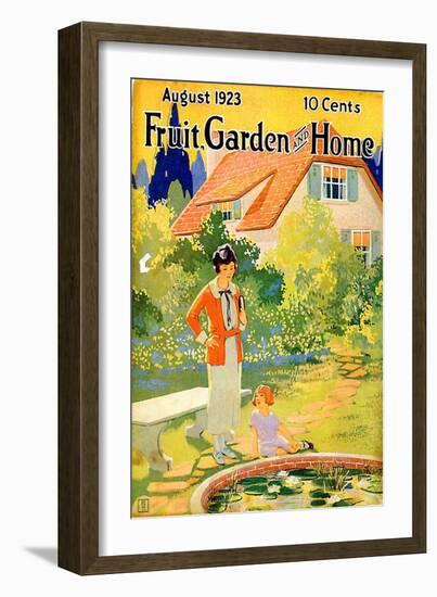 Fruit Garden and Home, 1923, USA-null-Framed Giclee Print