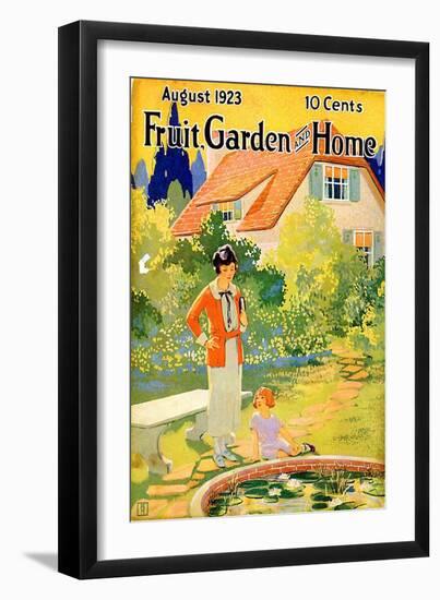 Fruit Garden and Home, 1923, USA-null-Framed Giclee Print