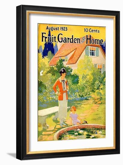 Fruit Garden and Home, 1923, USA-null-Framed Giclee Print