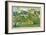 Fruit Garden in Pontoise-Paul Cézanne-Framed Art Print