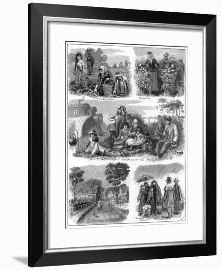 Fruit Gatherers, 1899-null-Framed Giclee Print