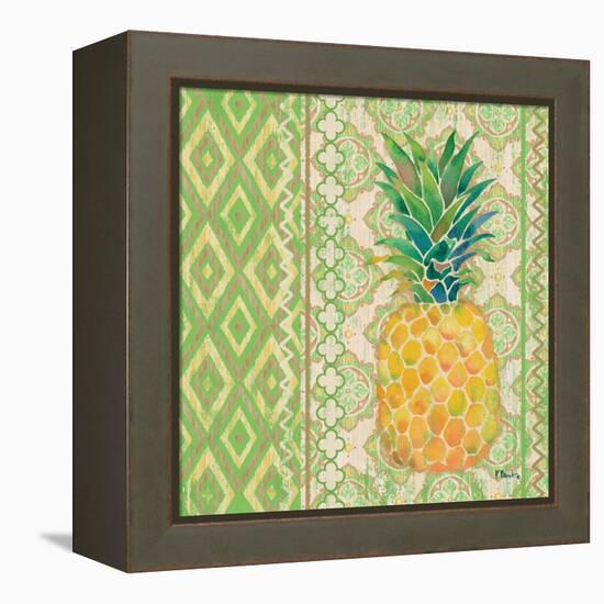 Fruit Ikat I-Paul Brent-Framed Stretched Canvas