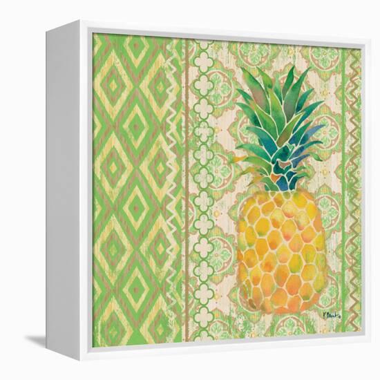 Fruit Ikat I-Paul Brent-Framed Stretched Canvas