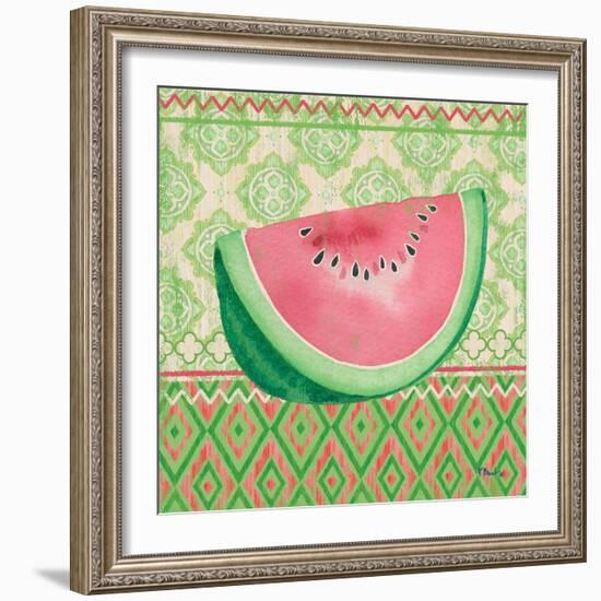 Fruit Ikat II-Paul Brent-Framed Art Print