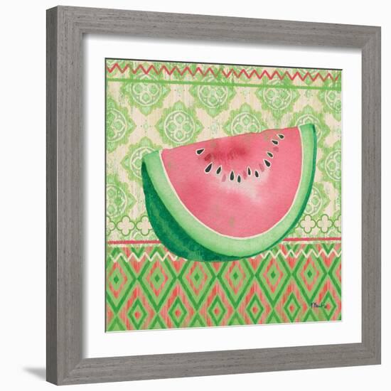 Fruit Ikat II-Paul Brent-Framed Art Print