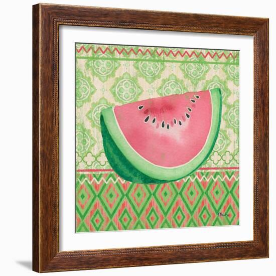 Fruit Ikat II-Paul Brent-Framed Art Print