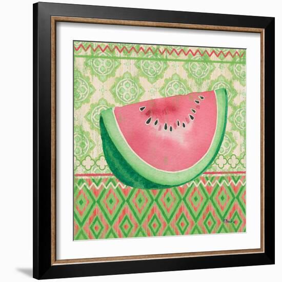 Fruit Ikat II-Paul Brent-Framed Art Print