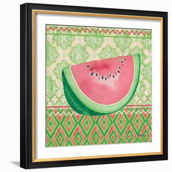 Fruit Ikat II-Paul Brent-Framed Art Print