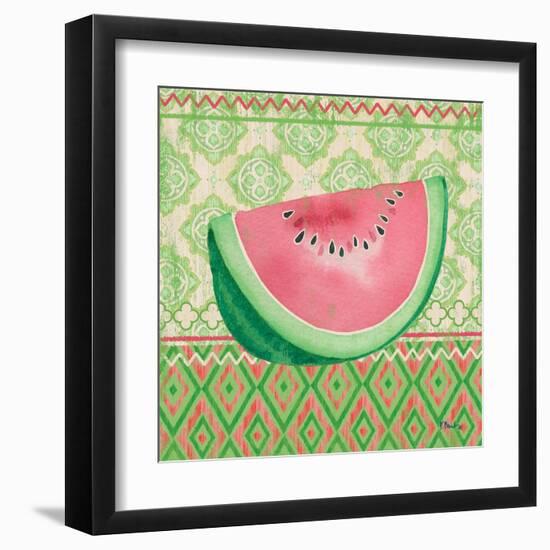 Fruit Ikat II-Paul Brent-Framed Art Print