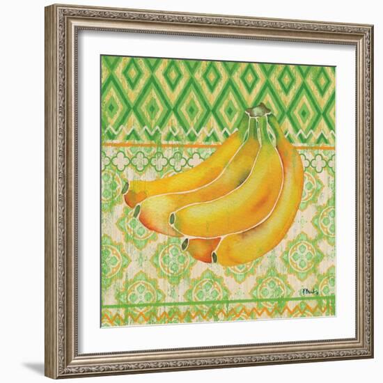 Fruit Ikat III-Paul Brent-Framed Art Print