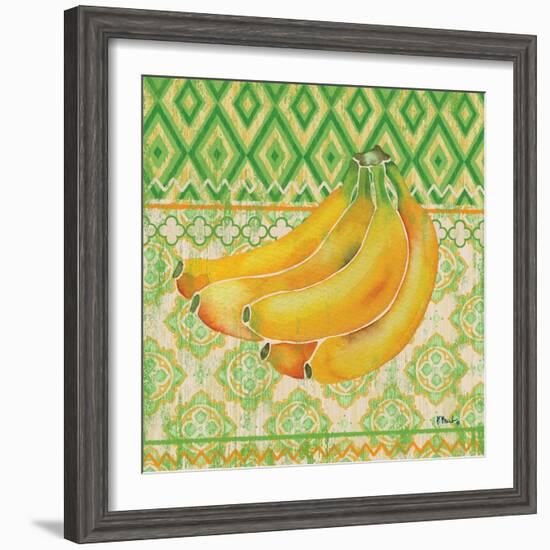 Fruit Ikat III-Paul Brent-Framed Art Print