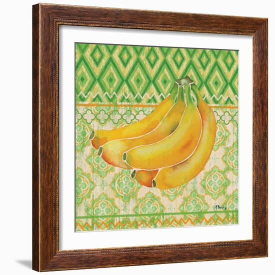 Fruit Ikat III-Paul Brent-Framed Art Print