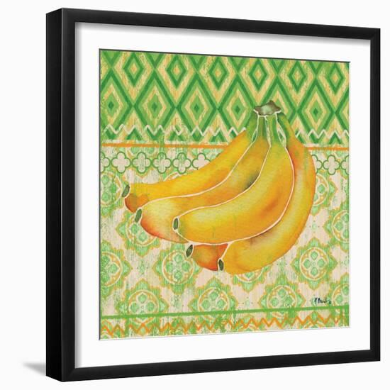 Fruit Ikat III-Paul Brent-Framed Art Print