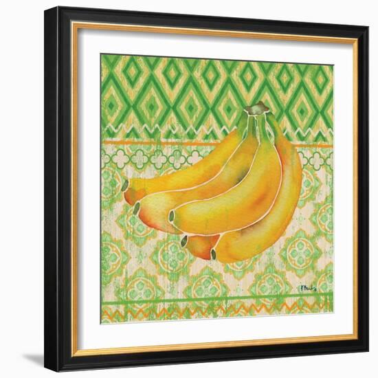 Fruit Ikat III-Paul Brent-Framed Art Print