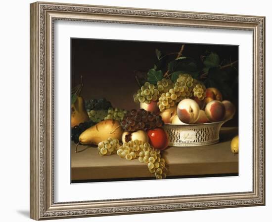 Fruit in a Chinese Basket, 1822-James Peale-Framed Giclee Print