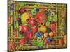 Fruit in Bamboo Box, 1999-E.B. Watts-Mounted Giclee Print