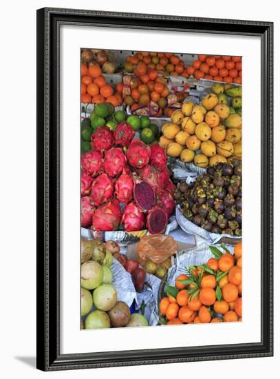 Fruit in Sihanoukville Market, Sihanouk Province, Cambodia, Indochina, Southeast Asia, Asia-Richard Cummins-Framed Photographic Print