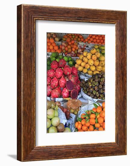 Fruit in Sihanoukville Market, Sihanouk Province, Cambodia, Indochina, Southeast Asia, Asia-Richard Cummins-Framed Photographic Print