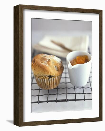 Fruit Muffin and a Pot of Apricot Jam-Jean Cazals-Framed Photographic Print