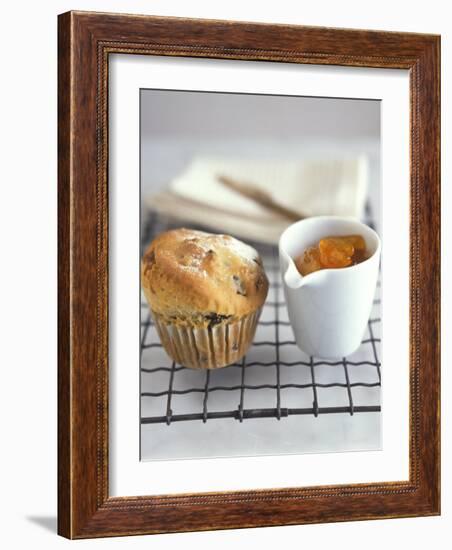 Fruit Muffin and a Pot of Apricot Jam-Jean Cazals-Framed Photographic Print