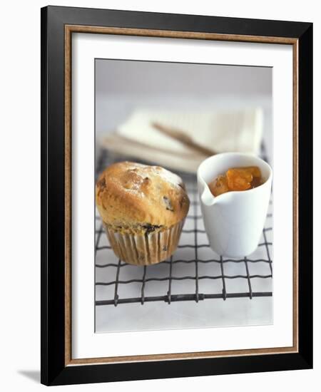 Fruit Muffin and a Pot of Apricot Jam-Jean Cazals-Framed Photographic Print