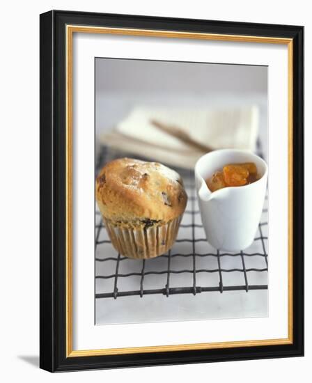 Fruit Muffin and a Pot of Apricot Jam-Jean Cazals-Framed Photographic Print