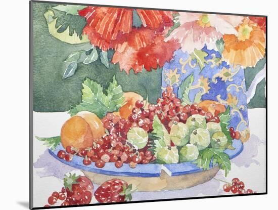 Fruit on a Plate, 2014-Jennifer Abbott-Mounted Giclee Print