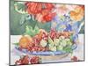 Fruit on a Plate, 2014-Jennifer Abbott-Mounted Giclee Print