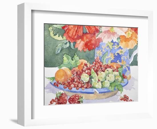 Fruit on a Plate, 2014-Jennifer Abbott-Framed Giclee Print