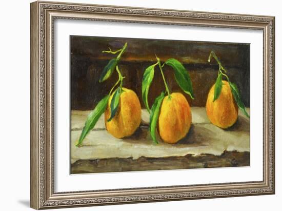 fruit on a shelf-Cristiana Angelini-Framed Giclee Print