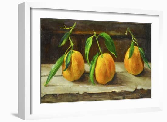 fruit on a shelf-Cristiana Angelini-Framed Giclee Print